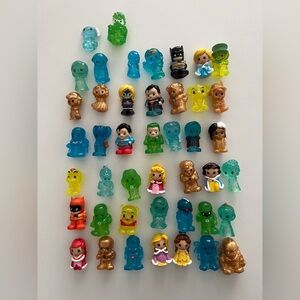 Lot of 44 Ooshies – Disney, Princess, Marvel/DC + Gold Rares!